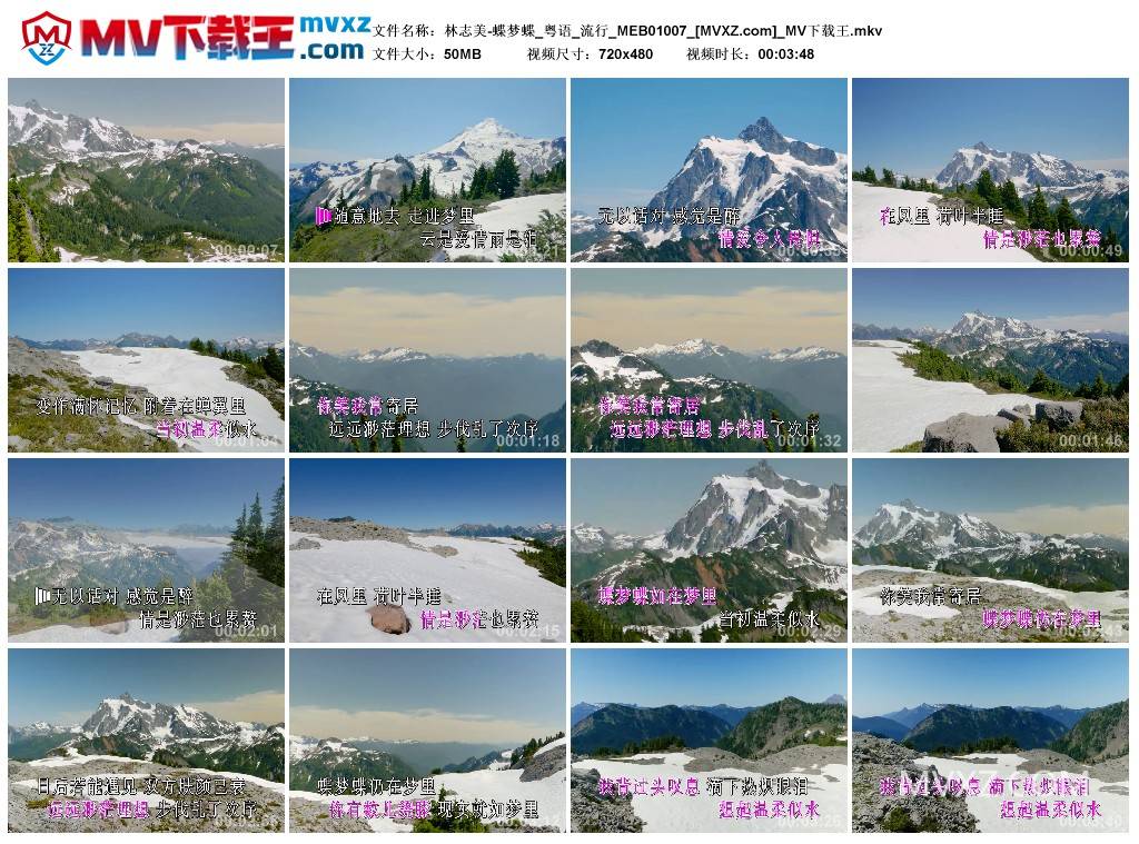 林志美-蝶梦蝶_粤语_流行_MEB01007